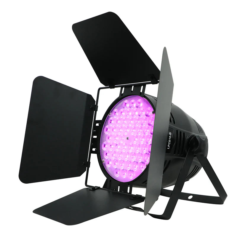 Betopper LPC010-B 5562lm PAR Light With Barndoor - 54x4w
