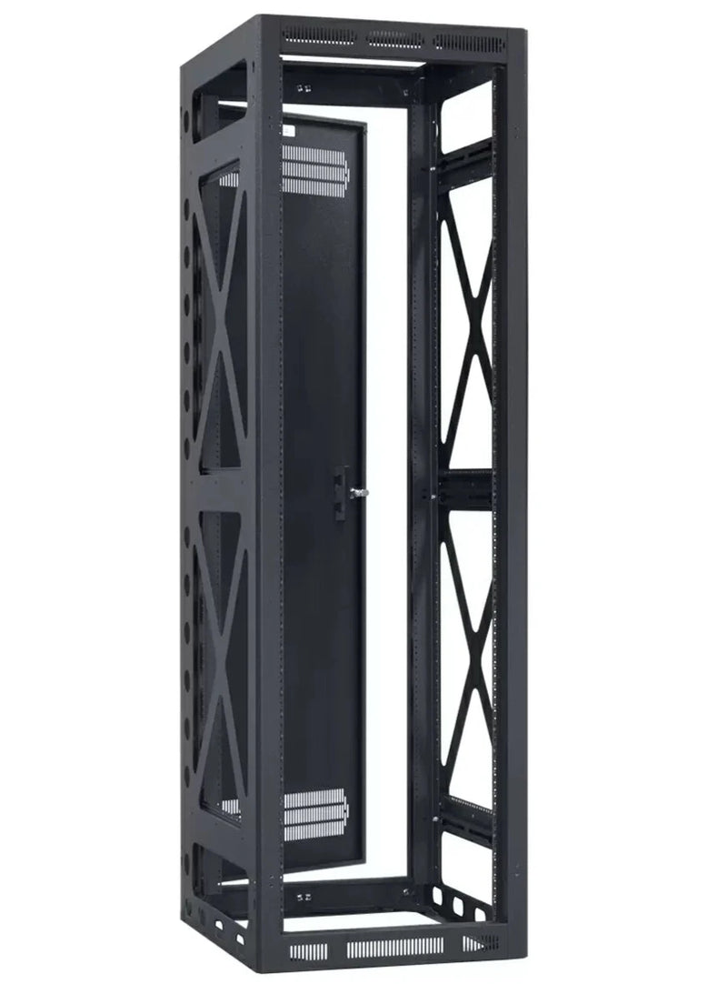 LOWELL LSGR-4032 Rack Gangable AV Gangable Sismic avec porte arrière - 40U x 32 "D