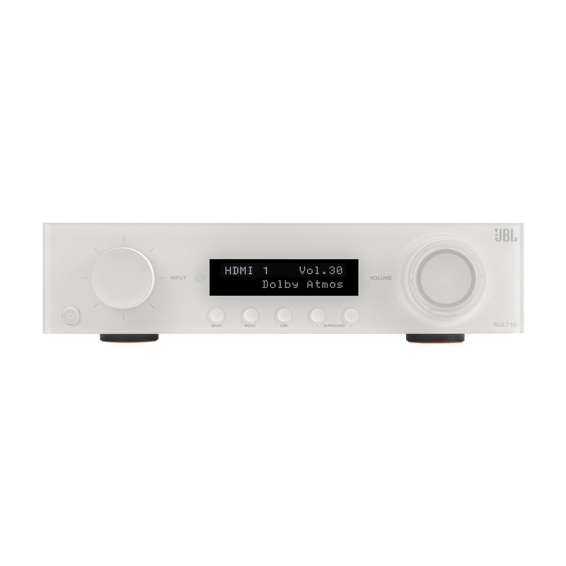 JBL MA710 7.2-Channel 8K A/V Receiver (White)