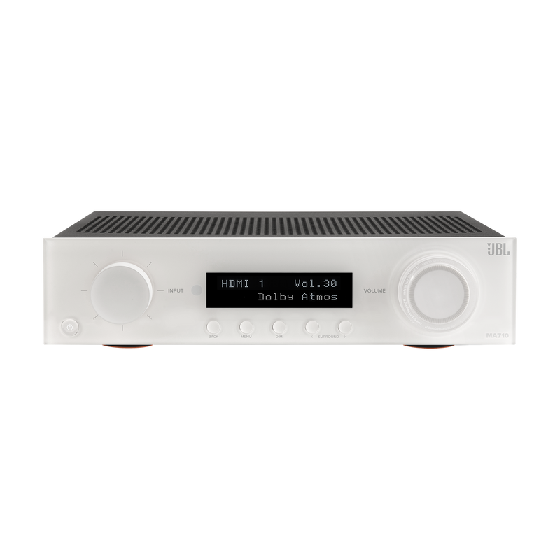 JBL MA710 7.2-Channel 8K A/V Receiver (White)