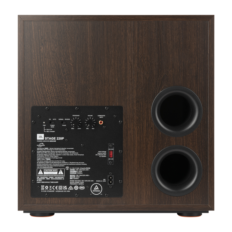 JBL STAGE 220P Powered Subwoofer (Espresso) - 12"