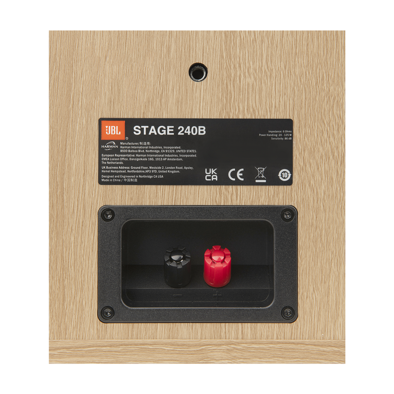 JBL STAGE 240B 2-Way Surround/Bookshelf Loudspeaker (Pair, Latte) - 4.5"