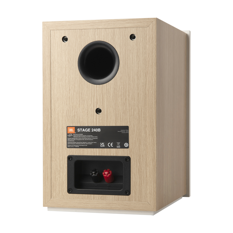 JBL STAGE 240B 2-Way Surround/Bookshelf Loudspeaker (Pair, Latte) - 4.5"