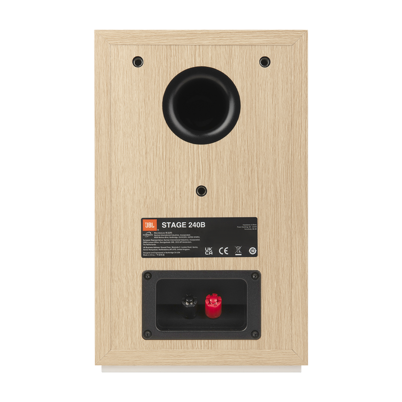 JBL STAGE 240B 2-Way Surround/Bookshelf Loudspeaker (Pair, Latte) - 4.5"