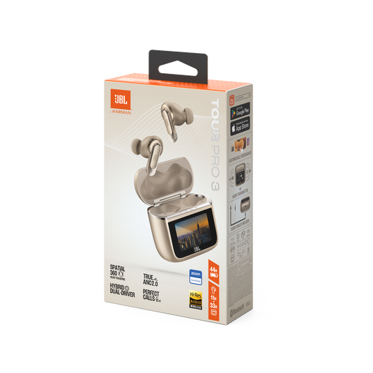 JBL TOURPRO3LTTAM Wireless Earbuds (Latte)