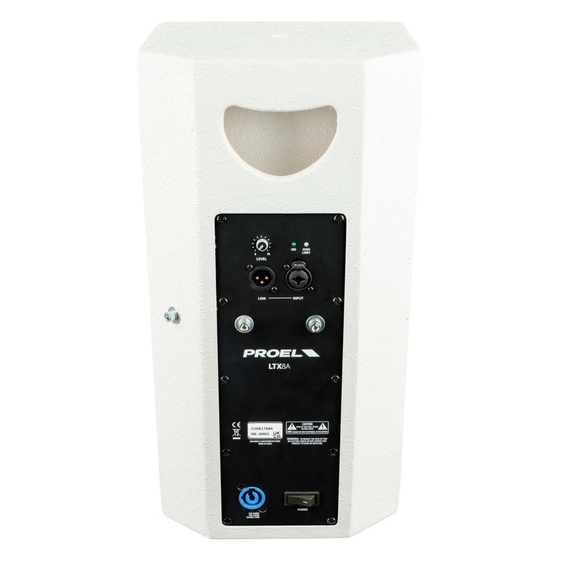 Proel LTX8AW 2-Way Installation Active Speaker (White)