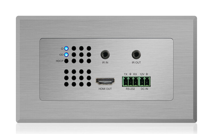 Blustream HEX11WP-RX-US HDBT 4K60 Wall Plate Receiver - 70m