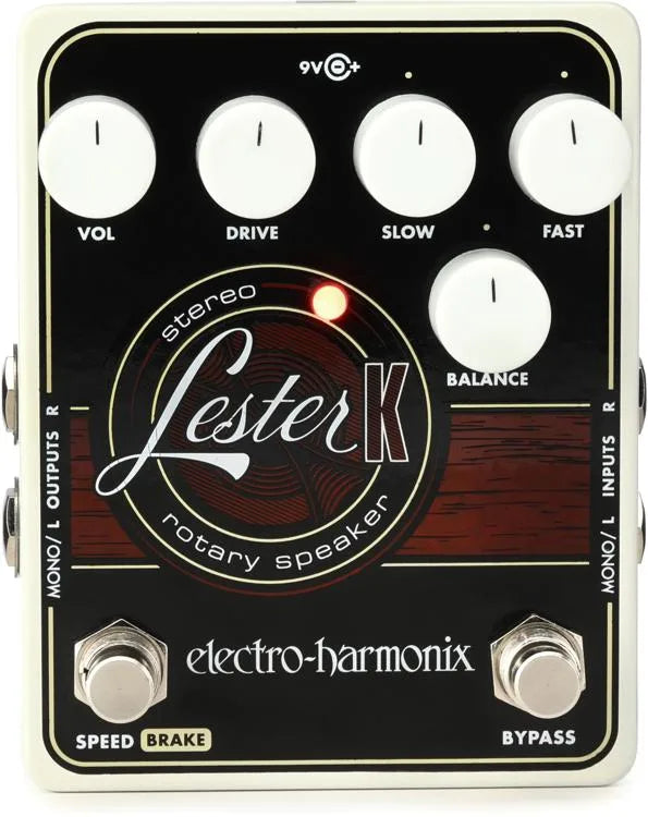 Electro-Harmonix LESTER K Stereo Rotary Speaker Emulation Pedal