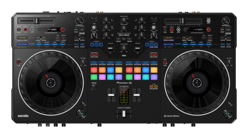 Pioneer DJ DDJ-REV5 Contrôleur DJ 4 platines avec séparation de tige