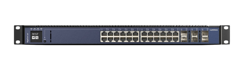 Luminex LU0100077-1-2S1 Gigacore 30I 1 Gigabit AV commutateur réseau sorcière 2X bloc d'alimentation
