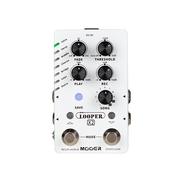 Mooer M727 Looper X2 Stereo Looper Effects Pedal