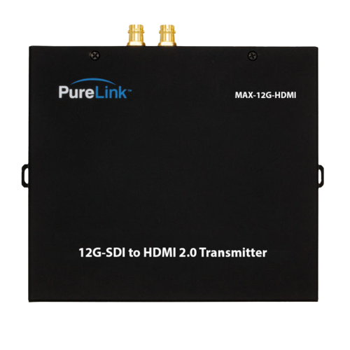 Transmetteur d'extension PureLink MAX-12G-HDMI 12G-SDI vers HDMI 2.0