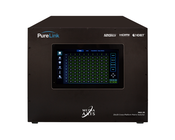 PureLink MAX-20X 20×20 Media Axis Matrix Switcher Frame