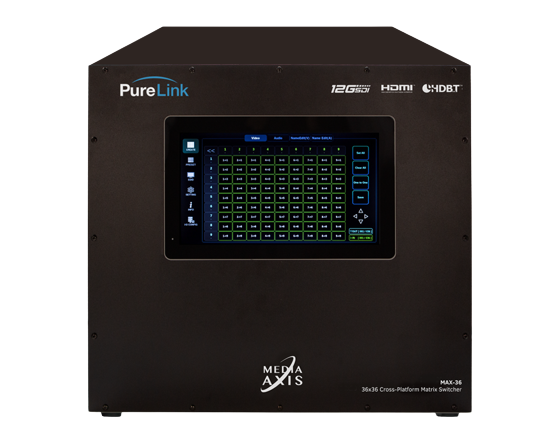 PureLink MAX-36X 36×36 Media Axis Matrix Switcher Frame