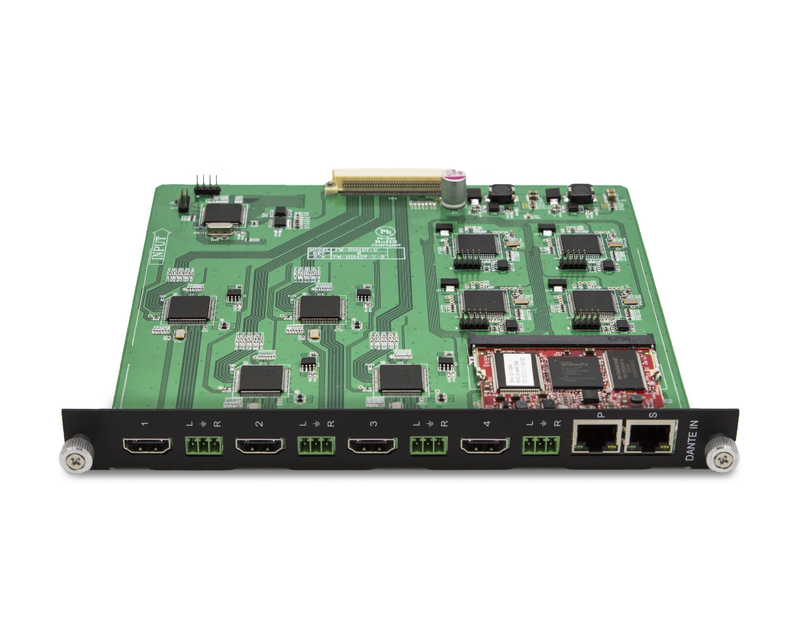 PureLink MAX-AI-DA 4K/60 Dante Audio w/HDMI 2.0 Input Card for Media Axis