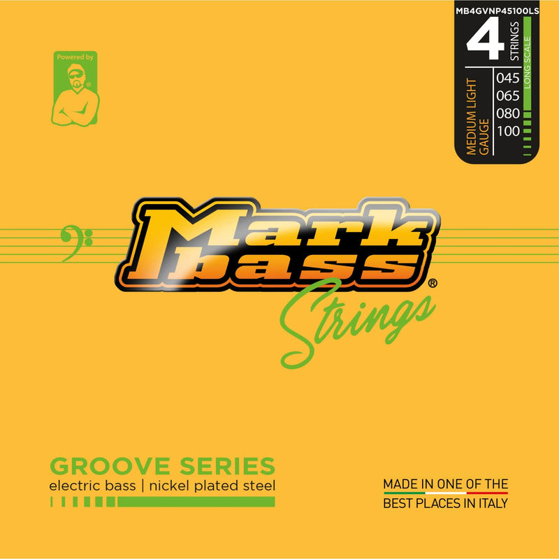 Mark Bass MB4GVNP45100LS Long Scale 4 Bass Strings (Nickel Plated Steel)