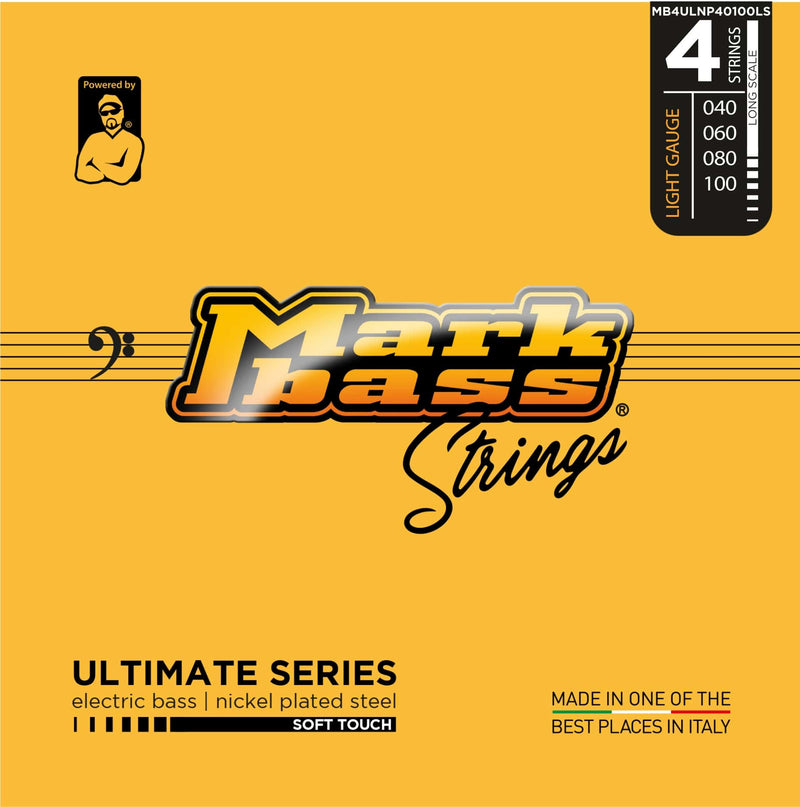 Mark Bass MB4ULNP40100LS Long Scale Soft Touch 4 Bass Strings - Light Gauge (Nickel Plated Steel)