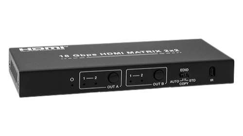 Switcher HDMI Covid MH22-220 2x2 avec extracteur audio