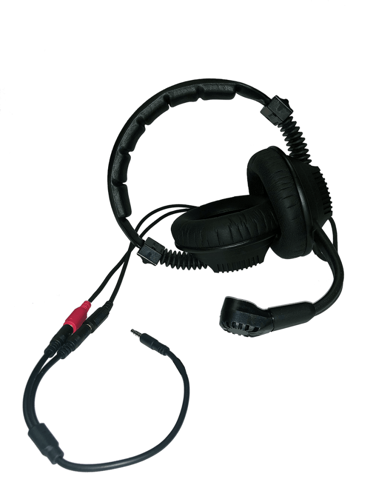 Williams AV MIC 168  Heavy-duty, Dual-muff Headset Microphone for DLT 400
