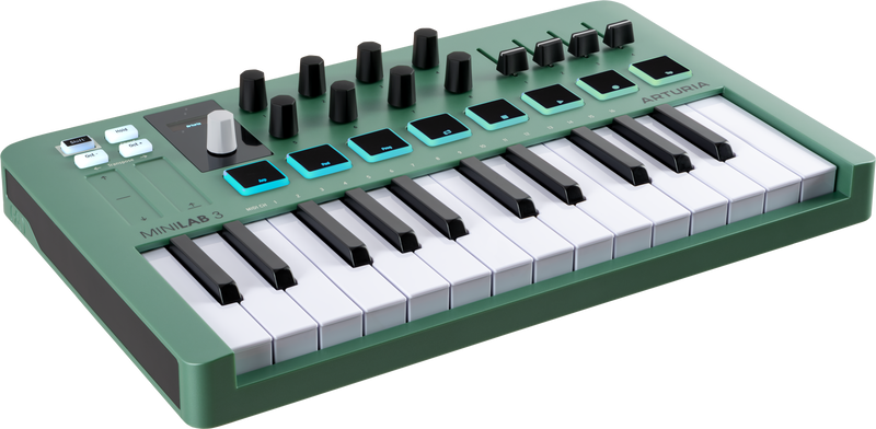 Arturia MINILAB 3 Limited Edition Compact MIDI Controller (Mint Green)