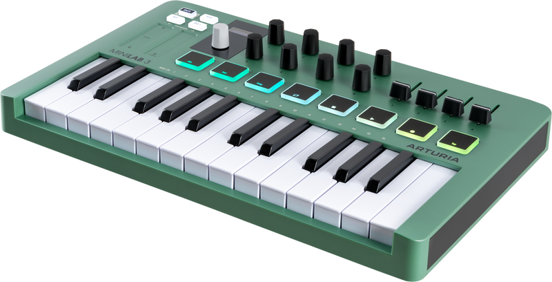 Arturia MINILAB 3 Limited Edition Compact MIDI Controller (Mint Green)