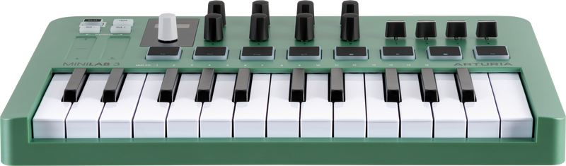 Arturia MINILAB 3 Limited Edition Compact MIDI Controller (Mint Green)