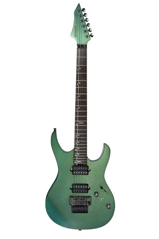 Mooer MMT100FR-AG Electric Guitar (Aurora Green)