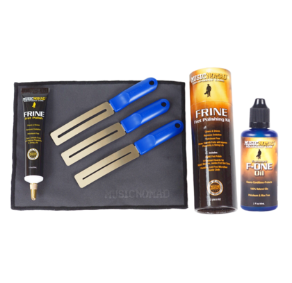 MusicNomad TOTAL-FRETBOARD-CARE-KIT Kit d'entretien total de la touche avec kit d'huile F-ONE et frette FRINE