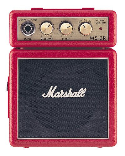 Marshall MS2R Mini Stack Series Amplificateur combo pour guitare Rouge
