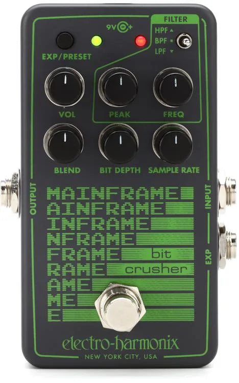 Electro-Harmonix MAINFRAME Bit Crusher Pedal