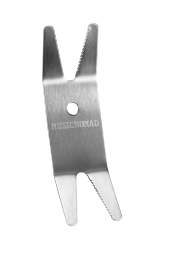 MusicNomad SPANNER-WRENCH Clé à molette avec support en daim microfibre