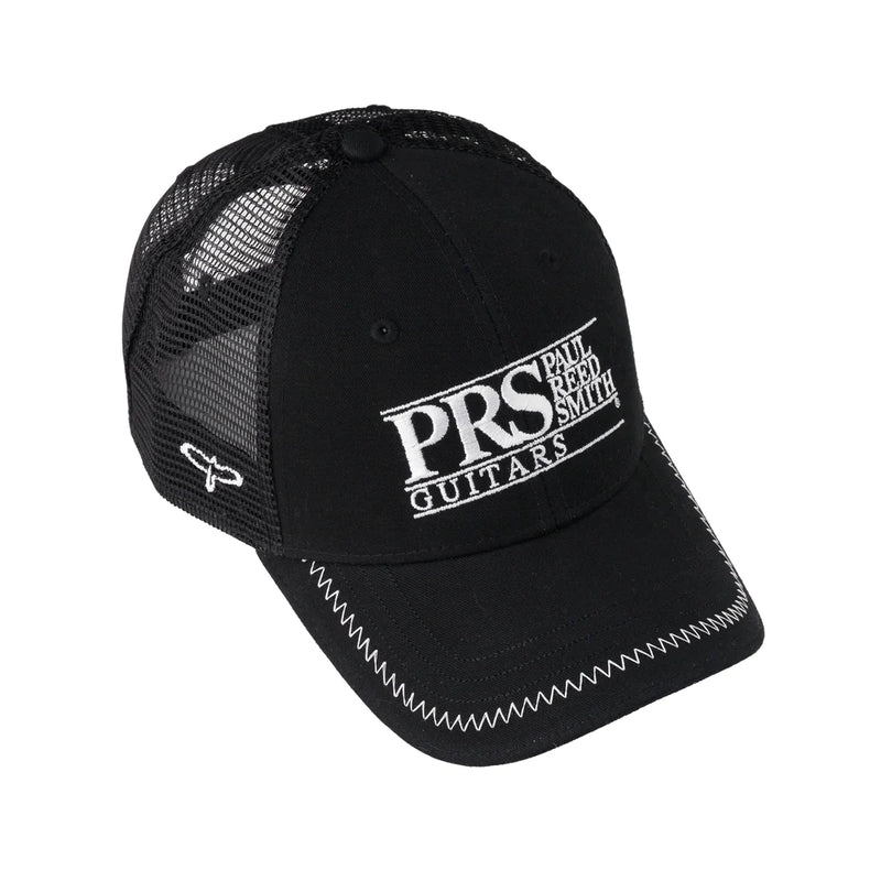 PRS Trucker Block Logo Baseball Hat (White/Black)