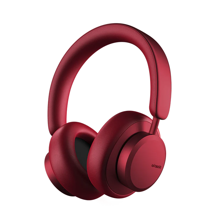 Urbanista MIAMI Casque Bluetooth à réduction active du bruit (rouge rubis)
