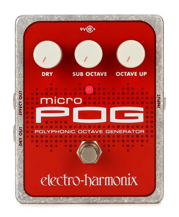 Electro-Harmonix MICRO POG Polyphonic Octave Generator Pedal