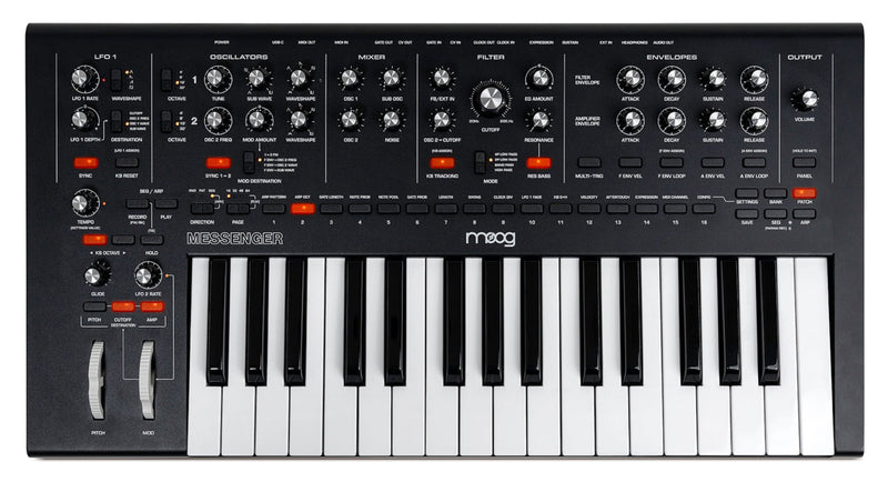 Moog MESSENGER Monophonic Analog Keyboard Synthesizer