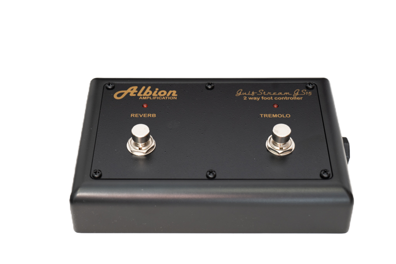 Albion Gulf Stream GS15 Footswitch 2 voies pour amplificateur de guitare
