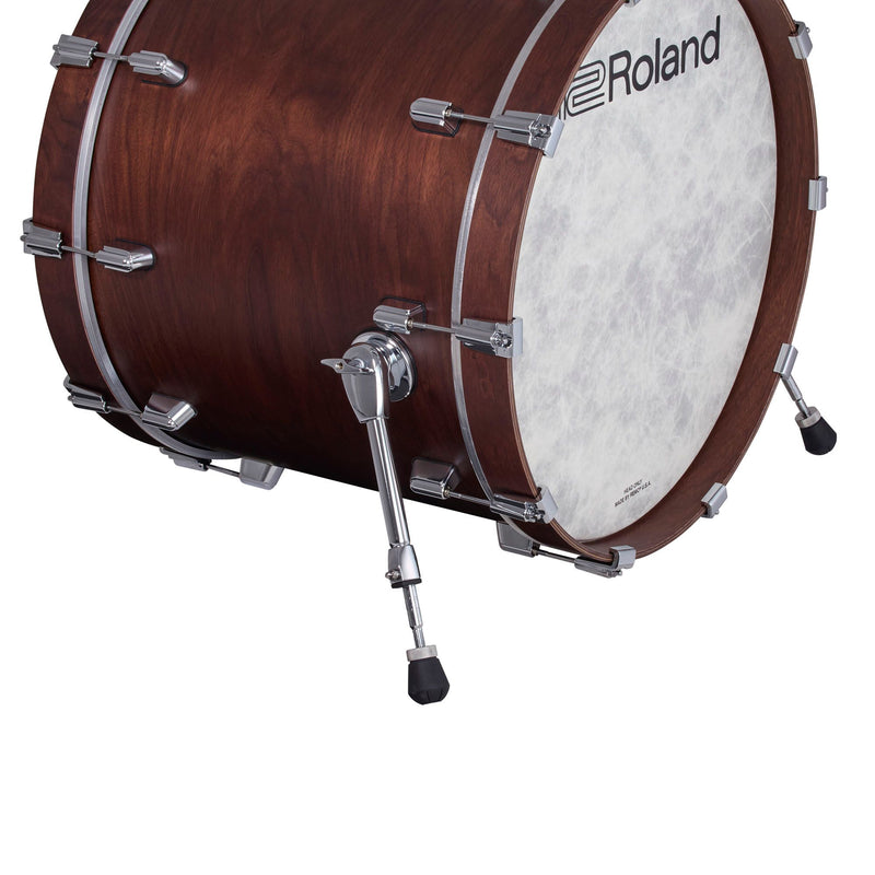 Roland KD-22-SW Acoustic Kick Drum (Satin Walnut) - 22"