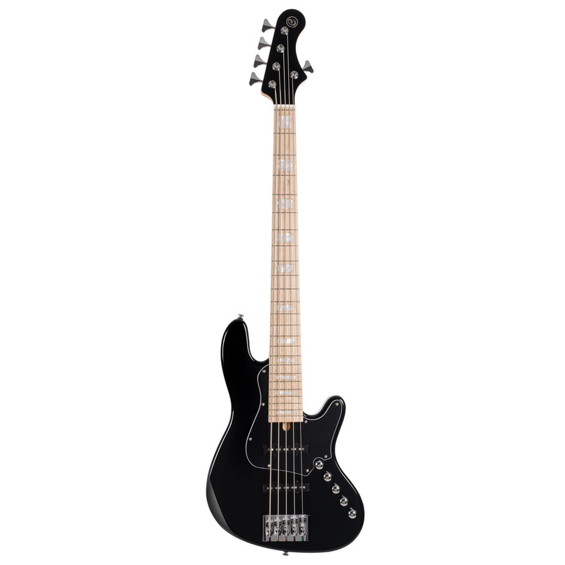 Cort NJS5-BK-CASE Elrick NJS 4 5-String Electric Bass (Black)