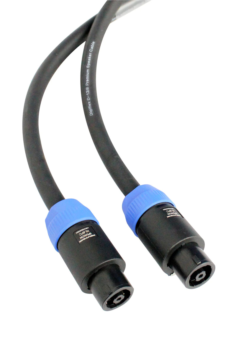 Digiflex NLN8-12/8-25 12/8 Speaker Cable w/NL8FC Connectors - 25 Foot