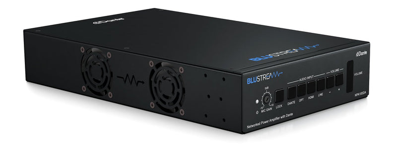 Blustream NPA100DA Dante Networked Amplifier - 2x 50W