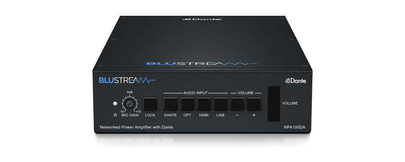 Blustream NPA100DA Dante Networked Amplifier - 2x 50W