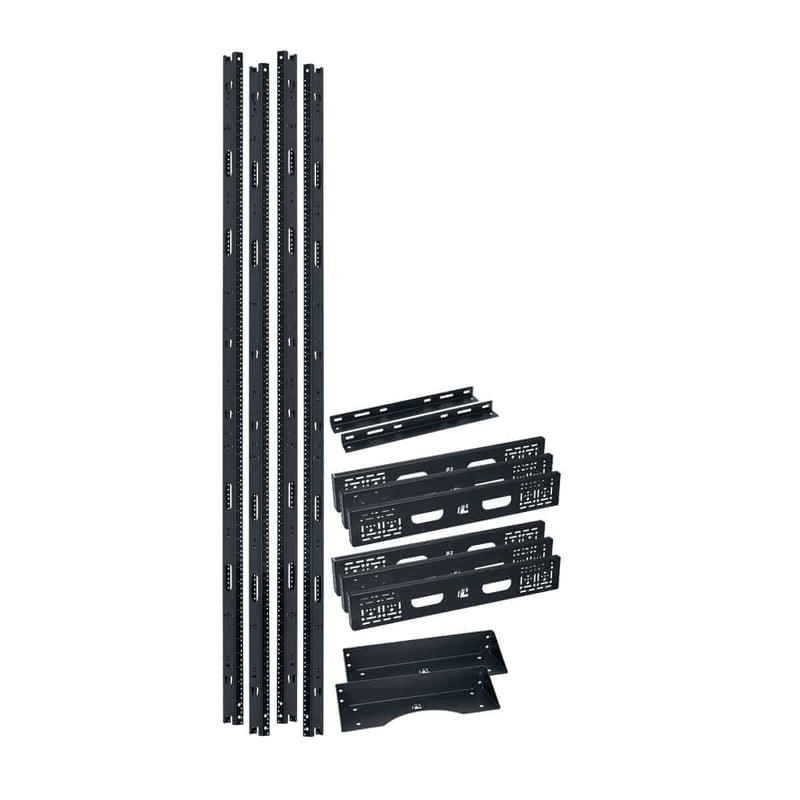 Lowell NR4P-4530 Four Post Networking Rack - 45U x 30"D