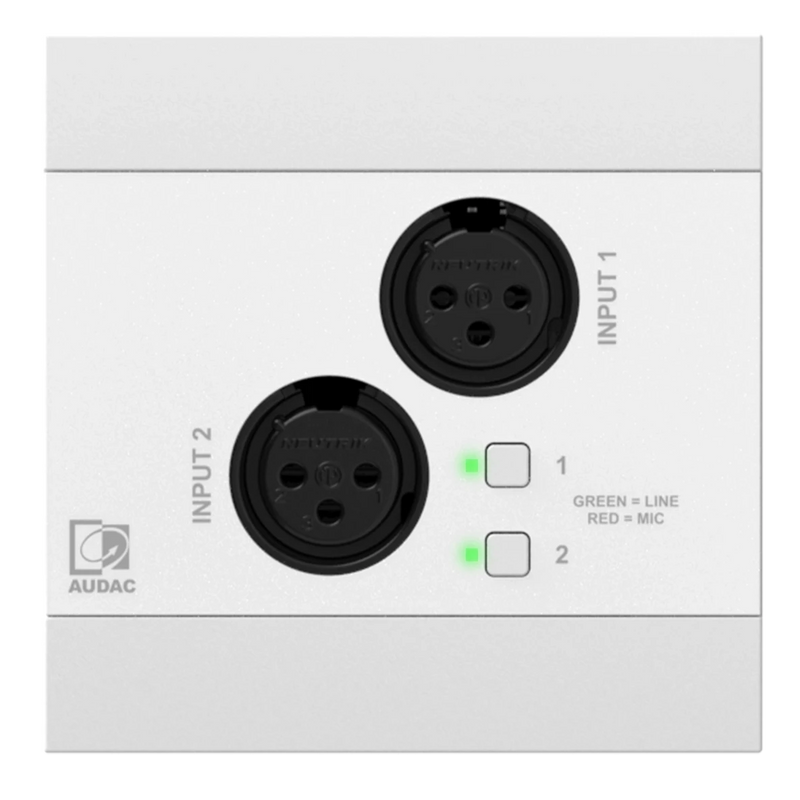 Audac NWP220/W Network Input Panel (White)