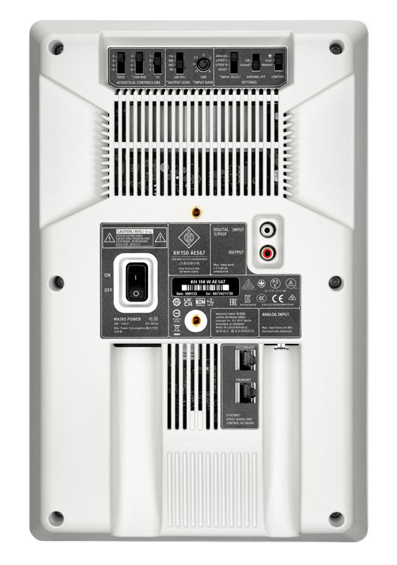 Neumann KH 150 AES67 DSP-Powered Bi-Amplified Studio Monitor - 6.5" (White)