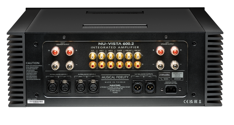 Musical Fidelity NU-VISTA 600.2 Integrated Amplifier (Black)