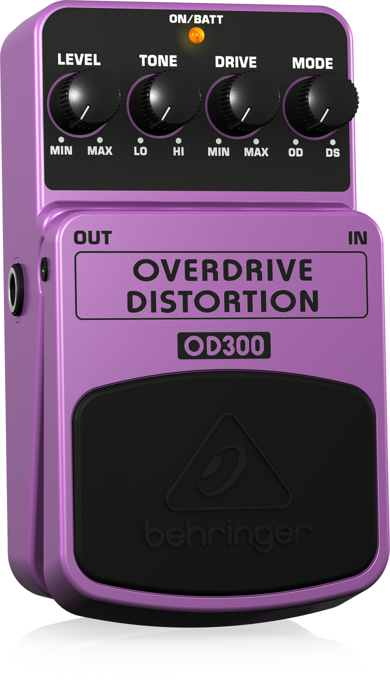 Behringer OD300 Overdrive And Distortion Stompbox Effect Pedal (DEMO)