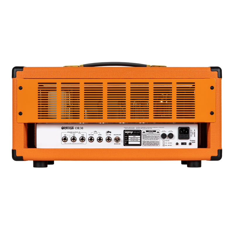 Orange OR30 30 W toutes lampes, tête d'ampli monocanal avec augmentation du volume commutable au pied
