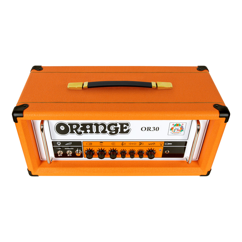 Orange OR30 30 W toutes lampes, tête d'ampli monocanal avec augmentation du volume commutable au pied