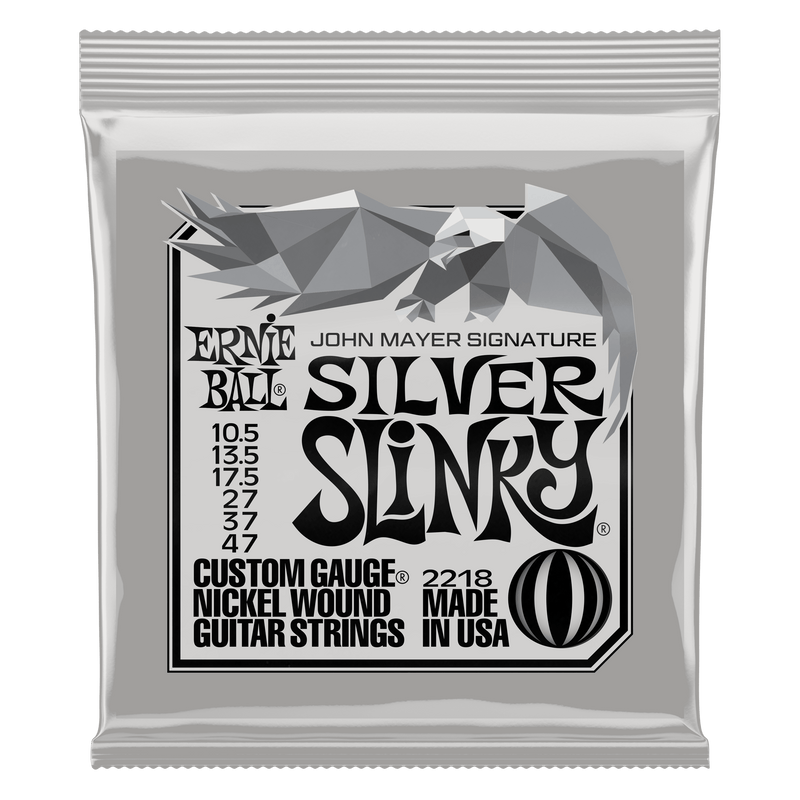 Ernie Ball 2218EB John Mayer Silver Slinky Signature Electric Guitar Strings