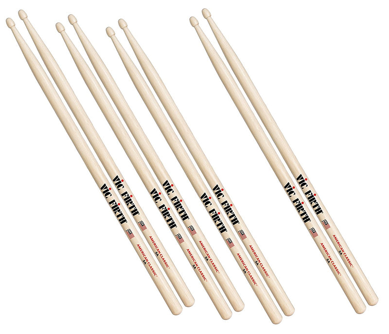 Vic Firth P5B.3-5B.1 Pack économique classique américain - 5B